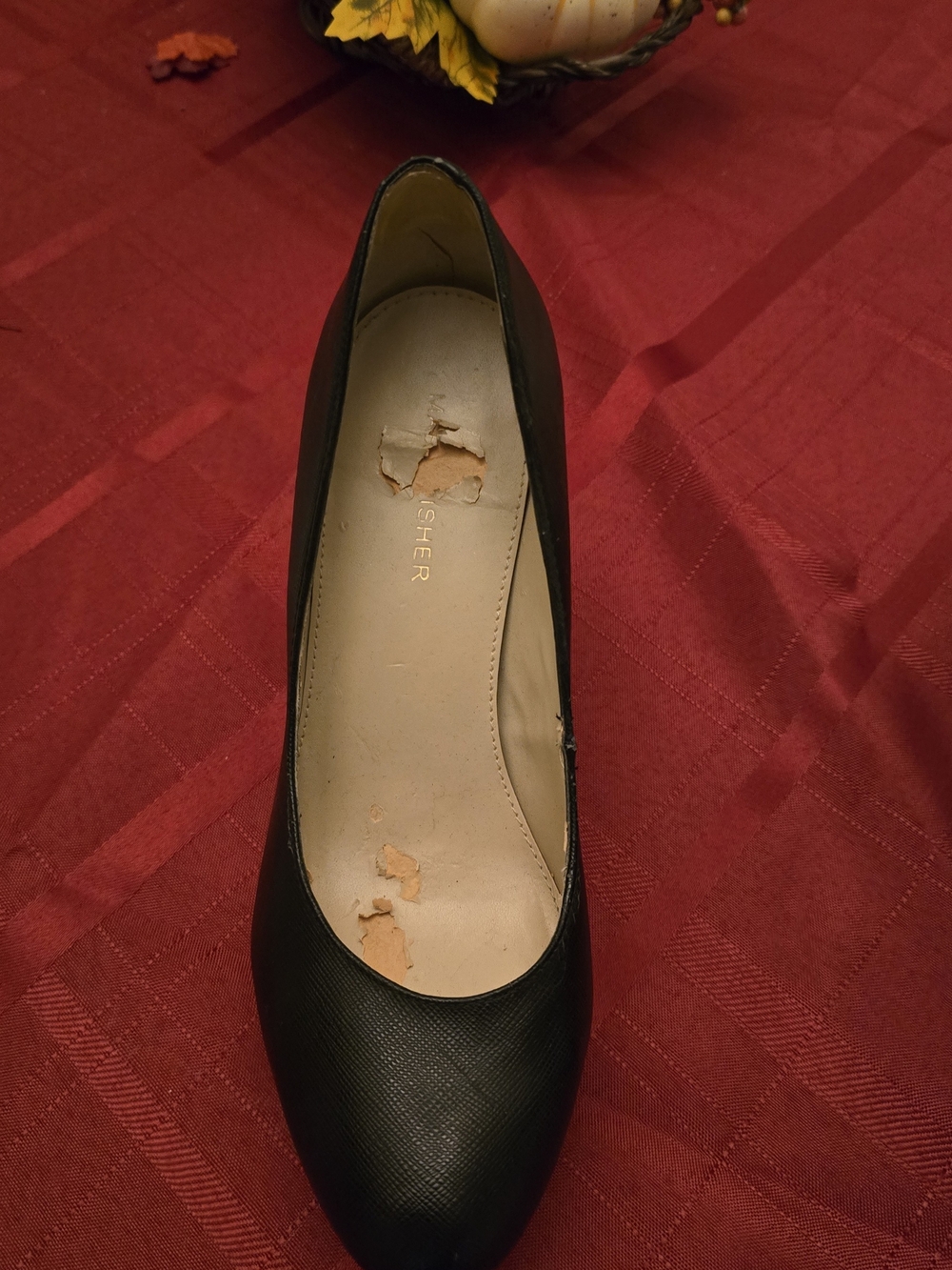 Marc Fisher Black Pointed-Toe Pump